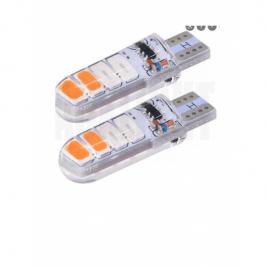 Led t10-5630-8 smd dublu color/led w+y