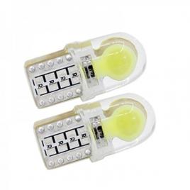 Led t10 cob siliconat can /led 058