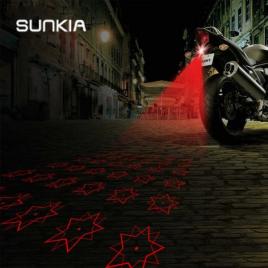 Lumina de ceata cu laser tip stele mari