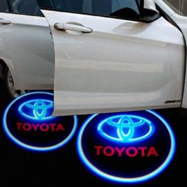 Set lampi portiera logo toyota