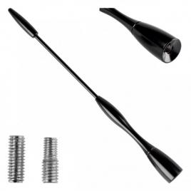Antena auto catarg din aluminiu 16 cm 5/6mm adaptor antm04
