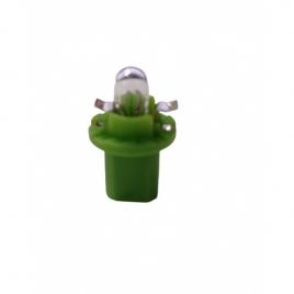 Bec halogen t5 b8,5 d 12v 2w verde