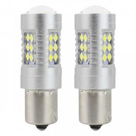 Becuri cu led-uri canbus, 1156, 24 smd, 12/24v, alb