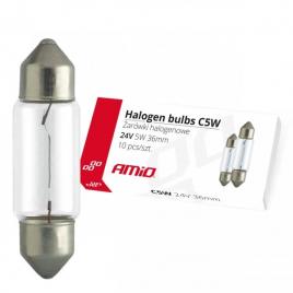 Becuri sofit cu halogen festoon 36mm 24v 10buc.
