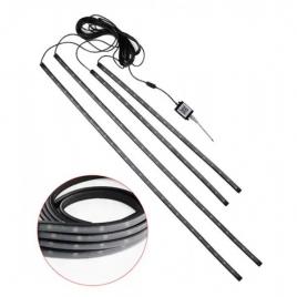 Kit iluminare sub masina, rgb, control din telefon, 2 buc x 90 cm si 2 buc x