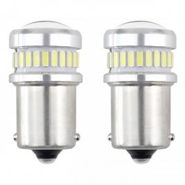Led canbus 3014 24smd + 3030 6smd, alb 12v/24v
