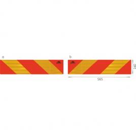 Plăci de marcare reflectorizante din spate tw-s2/rf 101-01w-89 (2 buc)