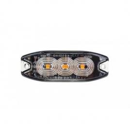 Proiector cu bliț , lumina ambră pentru grătar 3x3w led r65 r10 12/24v ip67
