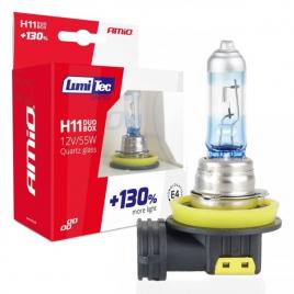 Set 2 becuri cu halogen h11 12v 55w lumitec limited +130% duo