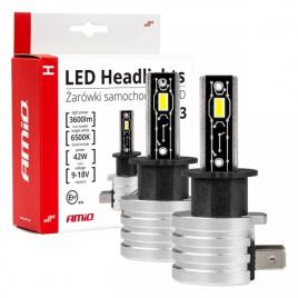Set becuri cu led h3 h-mini amio