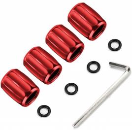 Set capacele valva auto, striații, universale, anti furt, roșii