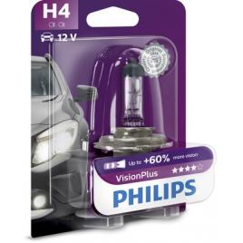 Bec far h4 p43t 60/55w 12v vision plus philips
