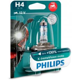 Bec moto h4 x-treme vision 12v 60/55w (blister) philips