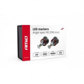 Led marker bmw e92 x5 x6 x1 h8 20w gold amio-01543