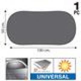 Parasolar spate cu trei straturi cu sistem de prindere cu ventuză 50x100 cm