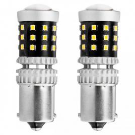 Set becuri cu led canbus 2016 39smd 1156 ba15s p21w r10w r5w alb 12v 24v
