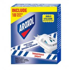 Aparat electric + 10 pastile anti-Țânțari, protecție de până la 10 ore