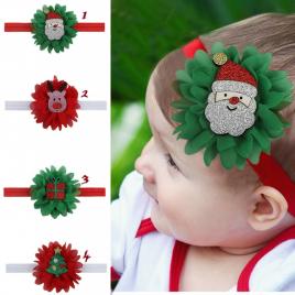 Bentita pentru fetite - christmas (marime disponibila: 0-12 luni, model: 4)