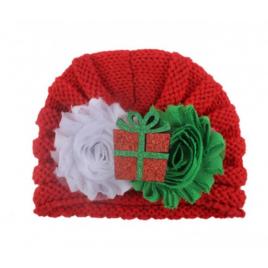 Caciulita crosetata tip turban - cadoul (marime disponibila: 6-9 luni (marimea