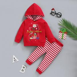 Costumas din 2 piese pentru bebelusi - merry christmas (marime disponibila: 2