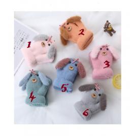 Manusi imblanite cu snur - catelus (marime disponibila: 6-12 luni (marimea 19