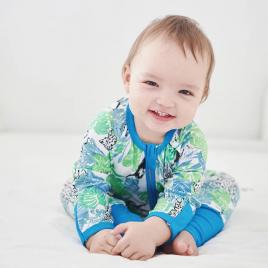Salopeta pentru bebelusi - little jungle (marime disponibila: 6-9 luni (marimea
