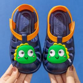 Papuci tip sandaluta din cauciuc pentru copii - dino (marime disponibila: