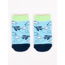 Sosete flausate pentru baietei - modele diverse (marime disponibila: 3-6 luni