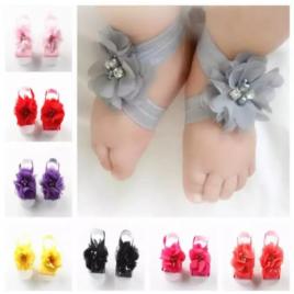 Accesoriu pentru piciorus - floricica (culoare: albastru)