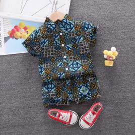 Costumas de vara pentru baietei - arabic mosaic (marime disponibila: 2 ani)
