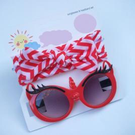 Set bentita si ochelari de soare - daisy (marime disponibila: 6-12 luni