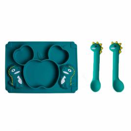 Set tavita cu 3 compartimente - dino