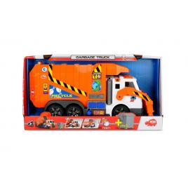 Masina de gunoi cu sunete si lumini 46 cm dickie toys