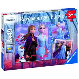 Puzzle frozen ii 3x49 piese
