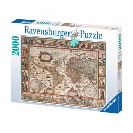 Puzzle harta lumii 1650 - 2000 piese