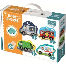 Puzzle trefl baby clasic vehicule si meserii