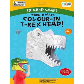 Coloreaza-ti propria masca 3d t-rex fiesta crafts fct-3042