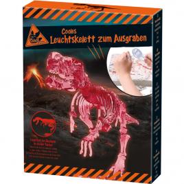 Kit pentru excavare dinozaur fosforescent moses ms40226 roz