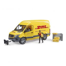 Masina sprinter dhl mercedes benz cu sofer bruder