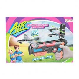 Pistol lansator 3 avioane toi-toys tt35257a