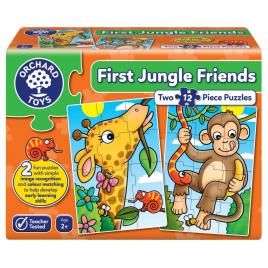 Puzzle primii prieteni din jungla 12 piese