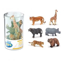 Set 6 minifigurine animale salbatice papo