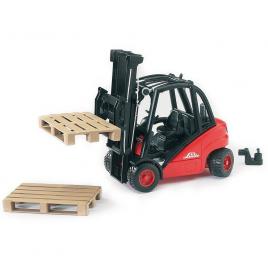Stivuitor linde h30d cu 2 paleti bruder
