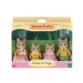 Figurine sylvanian families - familia pisicutelor vargate