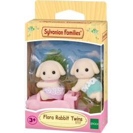 Figurine sylvanian families - gemenii iepurasi flora