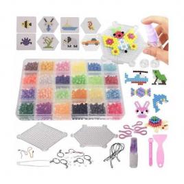 Margele de apa 2800 buc cu accesorii, lipire prin stropire cu apa kruzzel my18255