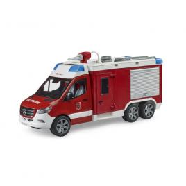 Masina de pompieri bruder sprinter mercedes benz cu sirena si pompa de apa