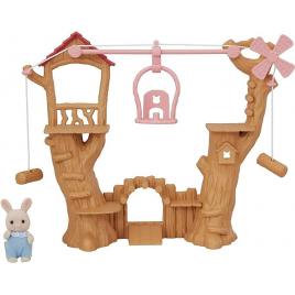Set sylvanian families - loc de joaca cu funicular