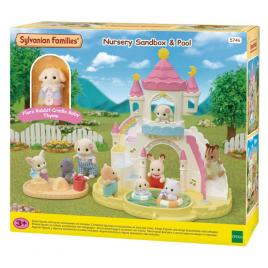 Set sylvanian families - loc de joaca cu piscina