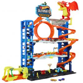 Set de joaca hot wheels city - super garajul